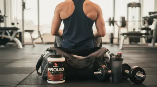Athlete Mass Gainer Crazy Nutrition musculation ambiance progression