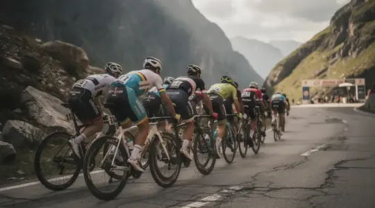 Cyclistes sur route du Tour de France, vigilance dopage