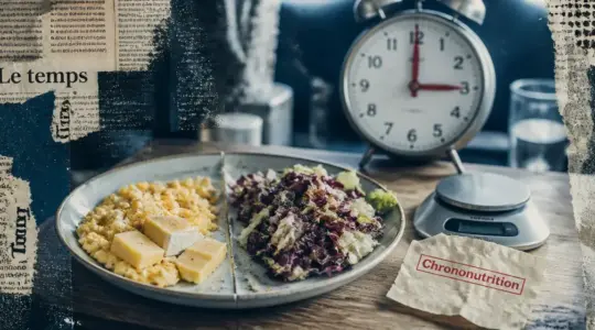 Les dangers de la chrononutrition : risques santé, régime hyperlipidique, réveil et assiette