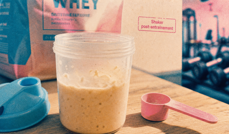 Quand prendre de la whey : shaker post-entraînement et timing optimal