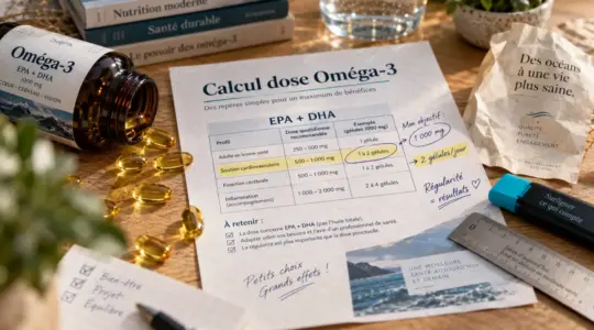 Combien de gelule omega 3 par jour : calcul du dosage quotidien