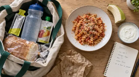 Alimentation pour un semi marathon : gels et glucides avant course