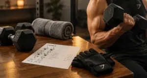 Exercice bicep avec haltere : curls sans balancer le dos