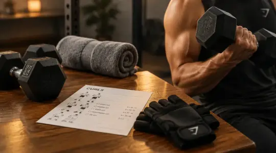 Exercice bicep avec haltere : curls sans balancer le dos